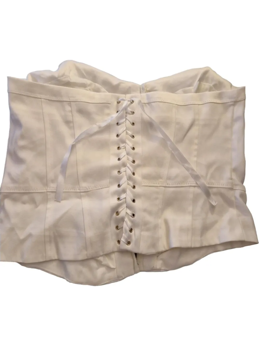 Trachtenmode>Blind Date Trachtenmieder Größe 42 weiß