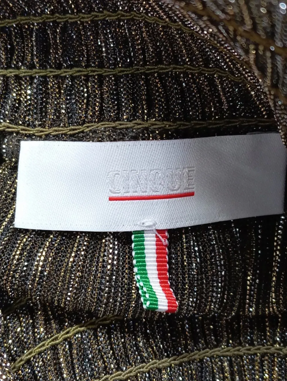 Blusen>Cinque Transparenz-Bluse Größe 38 bronzefarben