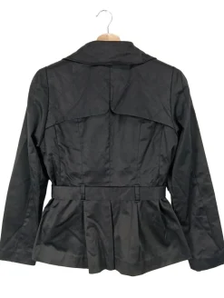 Mäntel>H&M Trenchcoat Größe 40 schwarz