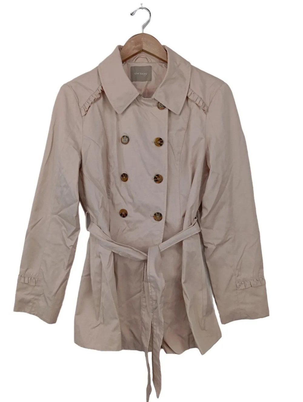 Mäntel>Orsay Trenchcoat Größe 42 altrosa