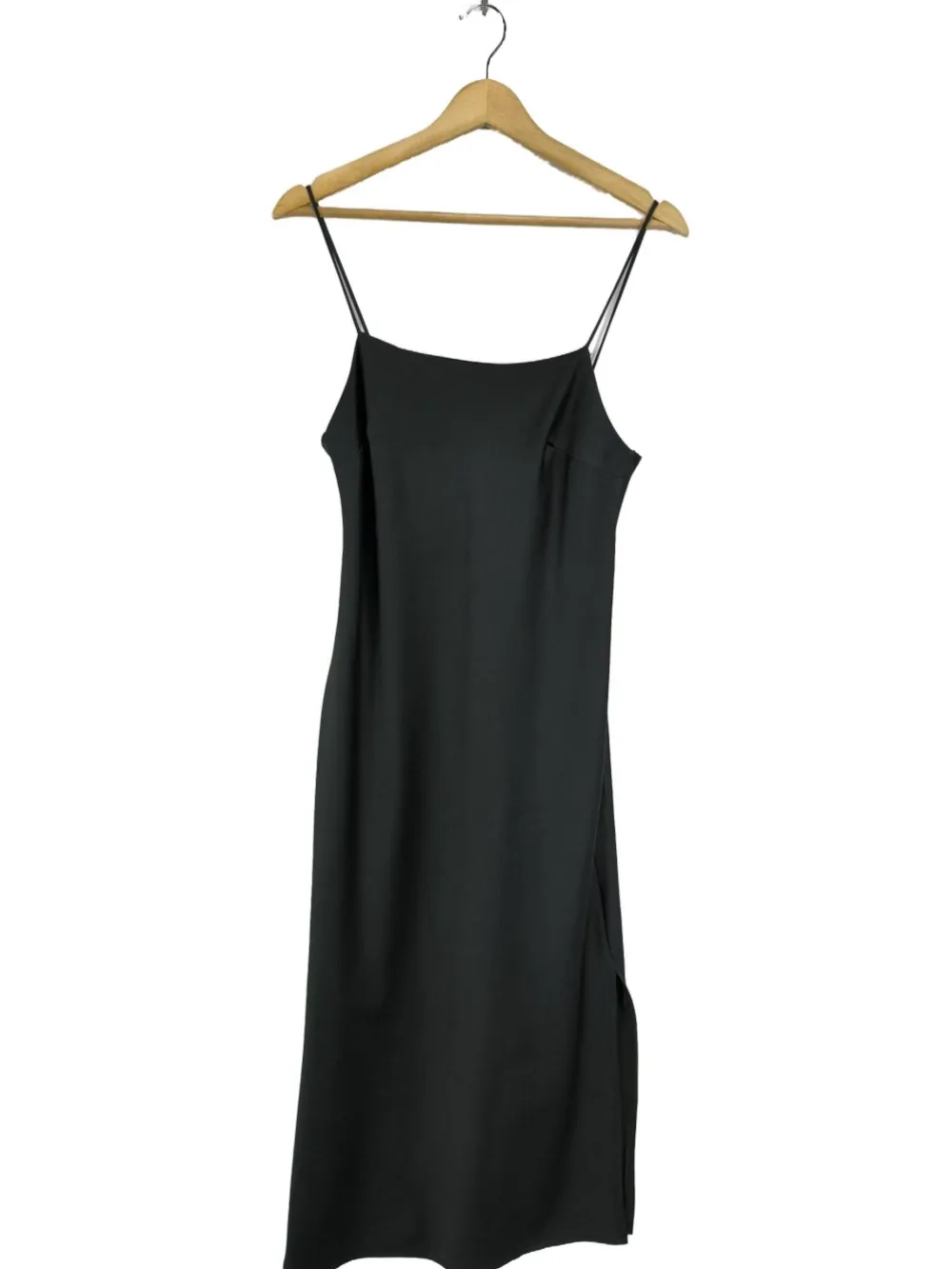 Kleider>Nasty Gal Trägerkleid Größe 36 schwarz