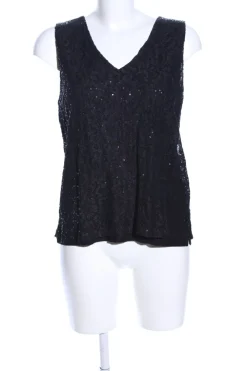 Tops>Street One Trägertop Größe 38 schwarz