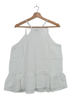 Tops>lykkelig Trägertop Größe 42 weiß