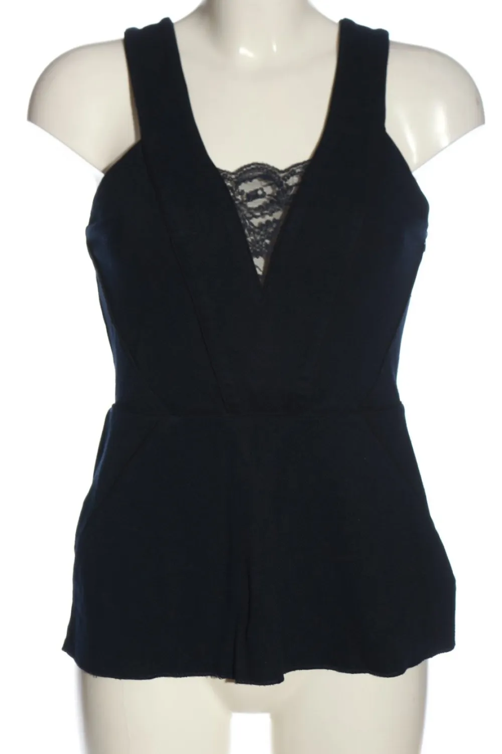 Tops>Mango Suit Trägertop Größe 38 blau