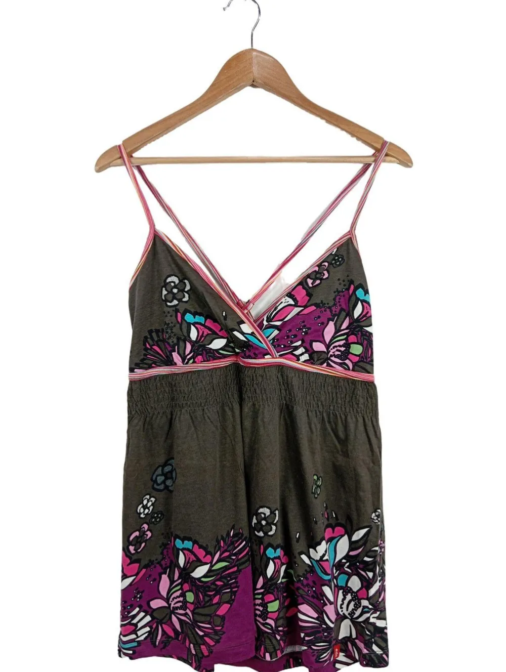 Tops>edc Trägertop Größe 42 schwarz