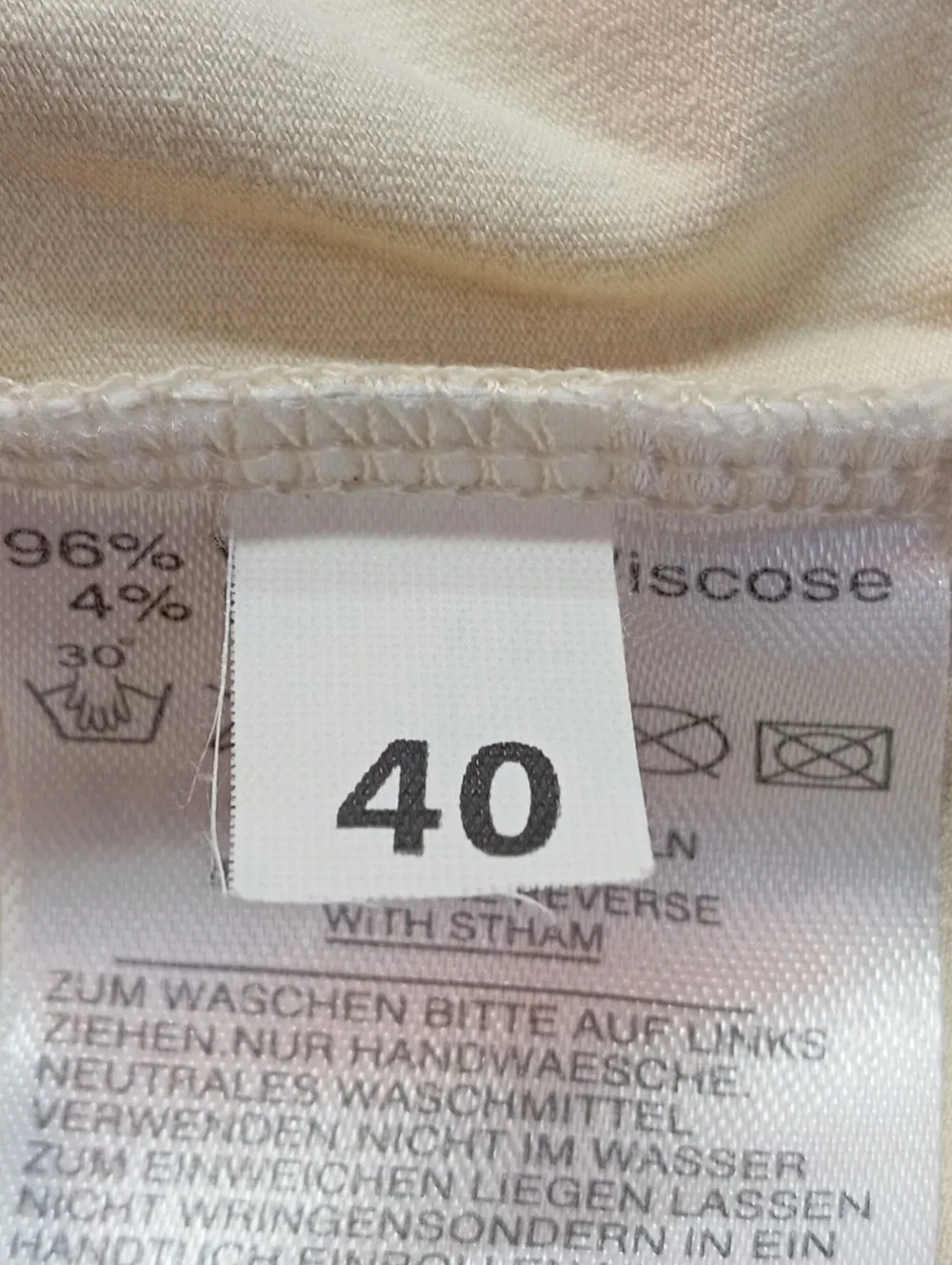 Tops>Zucchero Trägertop Größe 40 creme