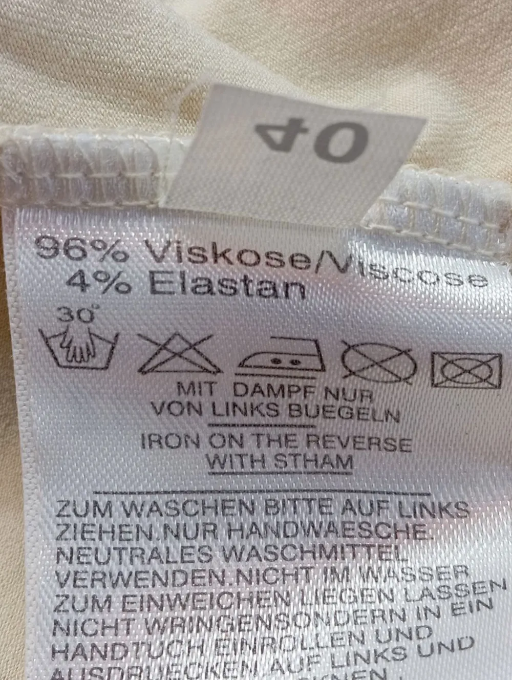 Tops>Zucchero Trägertop Größe 40 creme