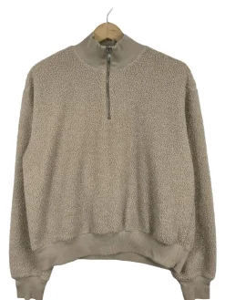 Pullover>Topshop Troyer Größe 38 wollweiß