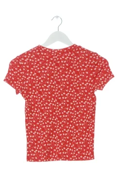 Shirts>Monki T-Shirt Größe 34 rotweiß