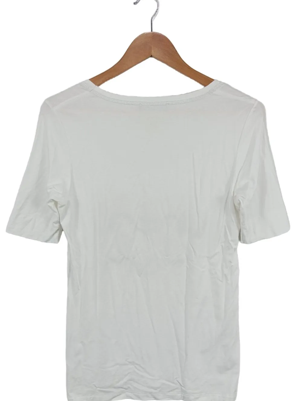 Shirts>Carlo Colucci T-Shirt Größe 40 weiß