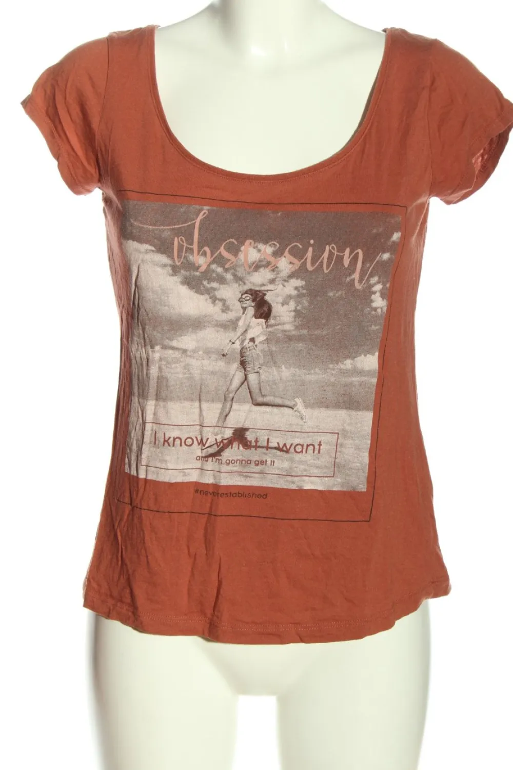 Shirts>Review T-Shirt Größe 36 hellorange