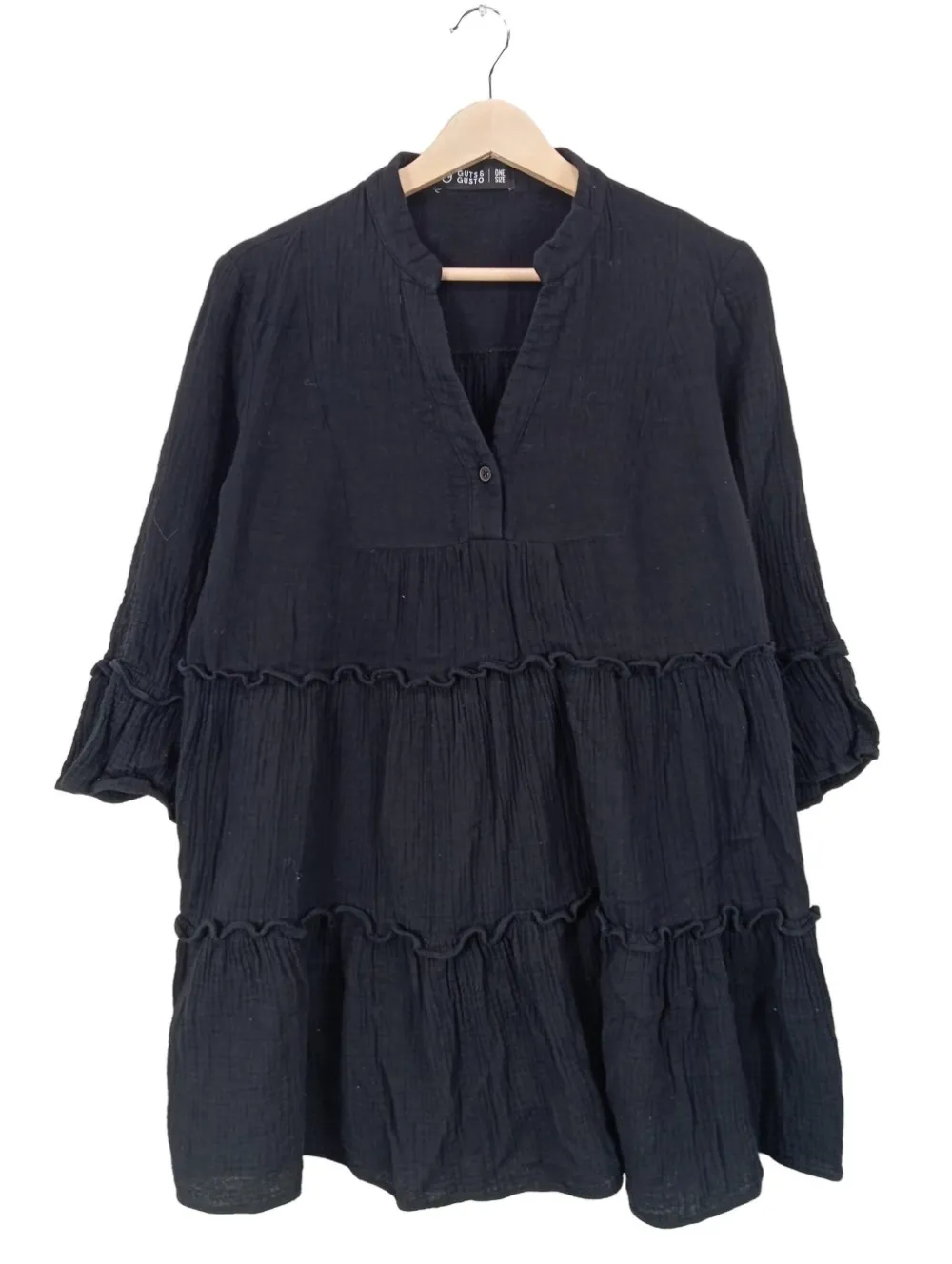 Blusen>Guts&Gusto Tunikabluse schwarz