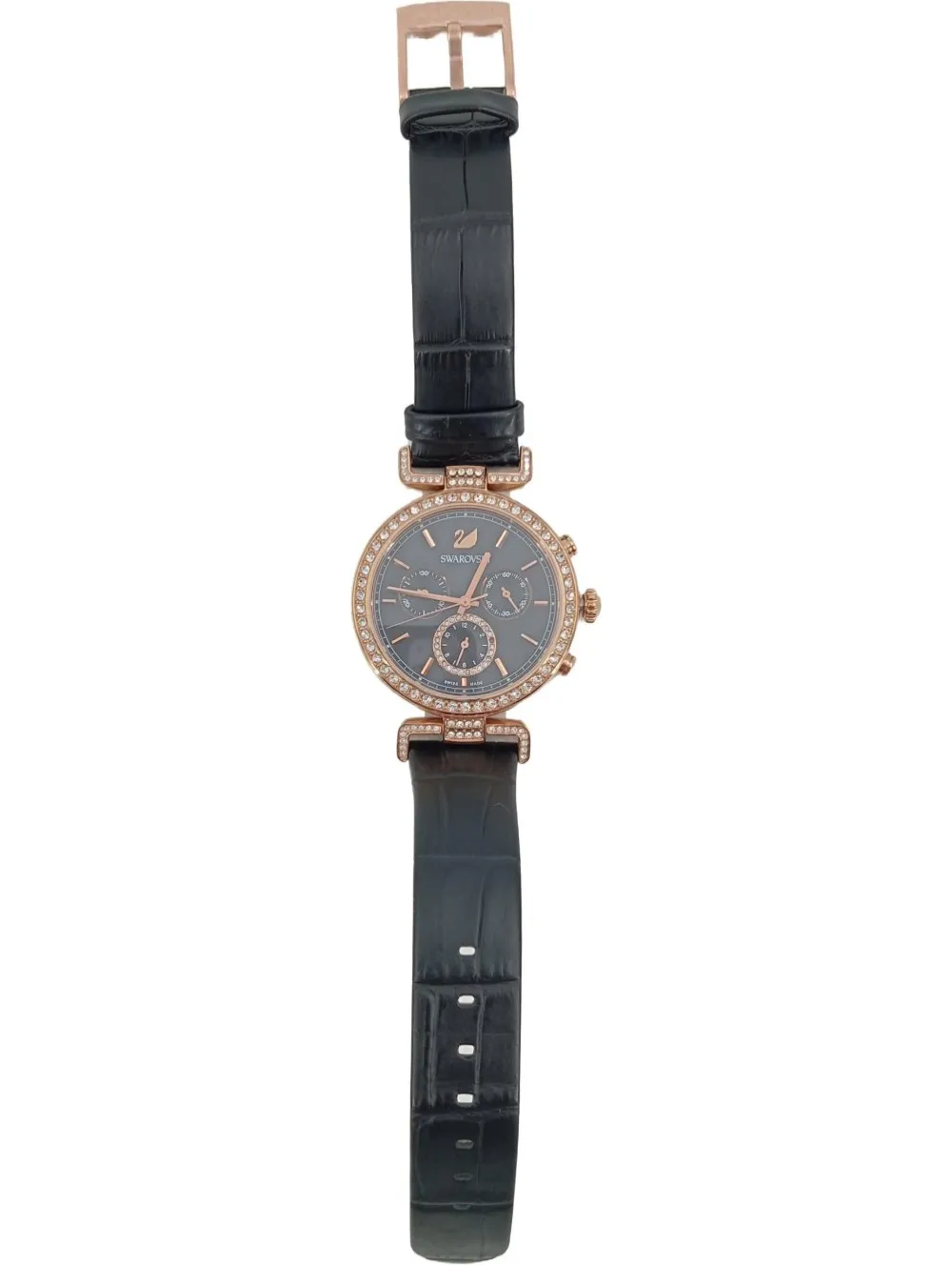 Uhren>Swarovski Uhr goldfarben