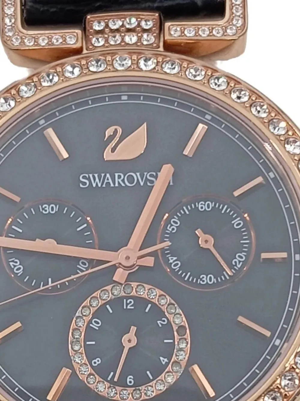 Uhren>Swarovski Uhr goldfarben