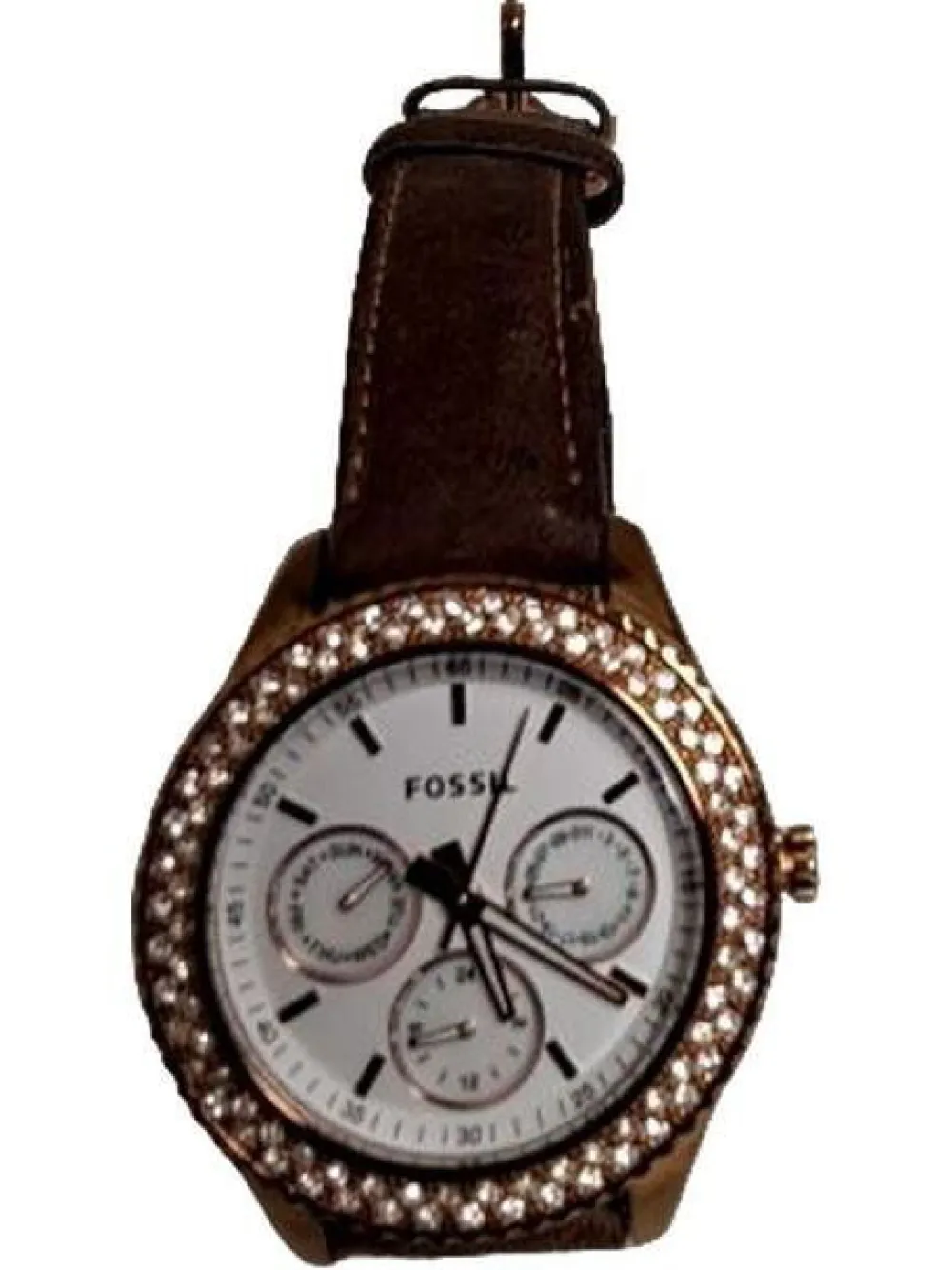 Uhren>Fossil Uhr goldfarben