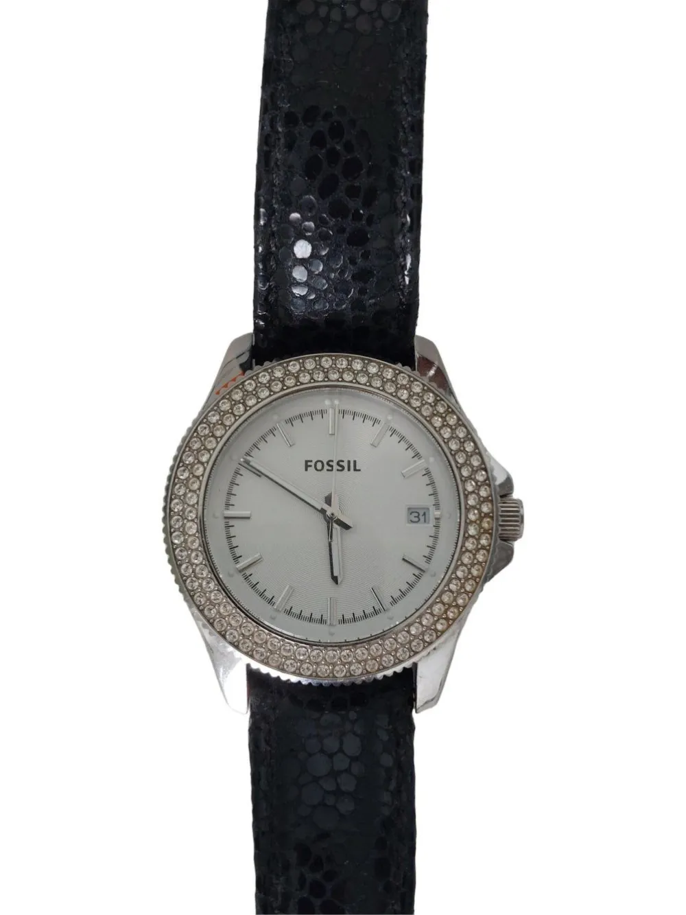 Uhren>Fossil Uhr schwarz