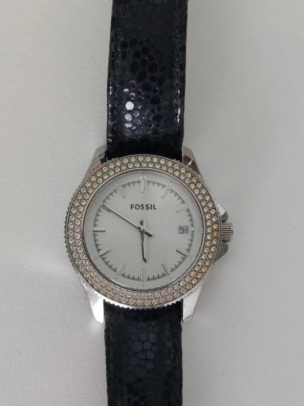 Uhren>Fossil Uhr schwarz