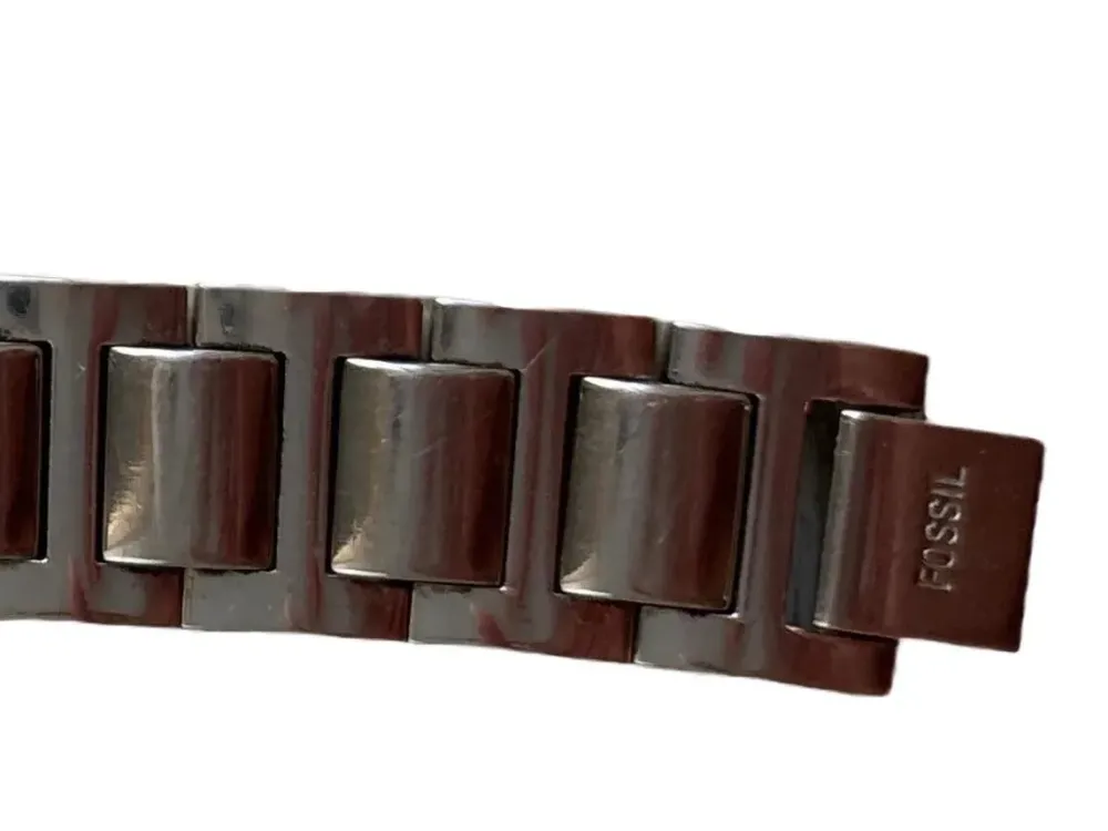 Uhren>Fossil Uhr silberfarben