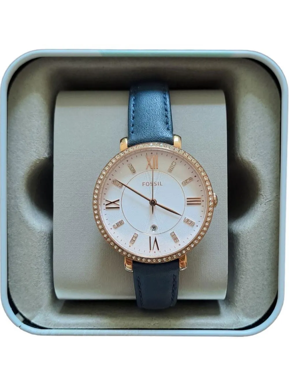 Uhren>Fossil Uhr blau