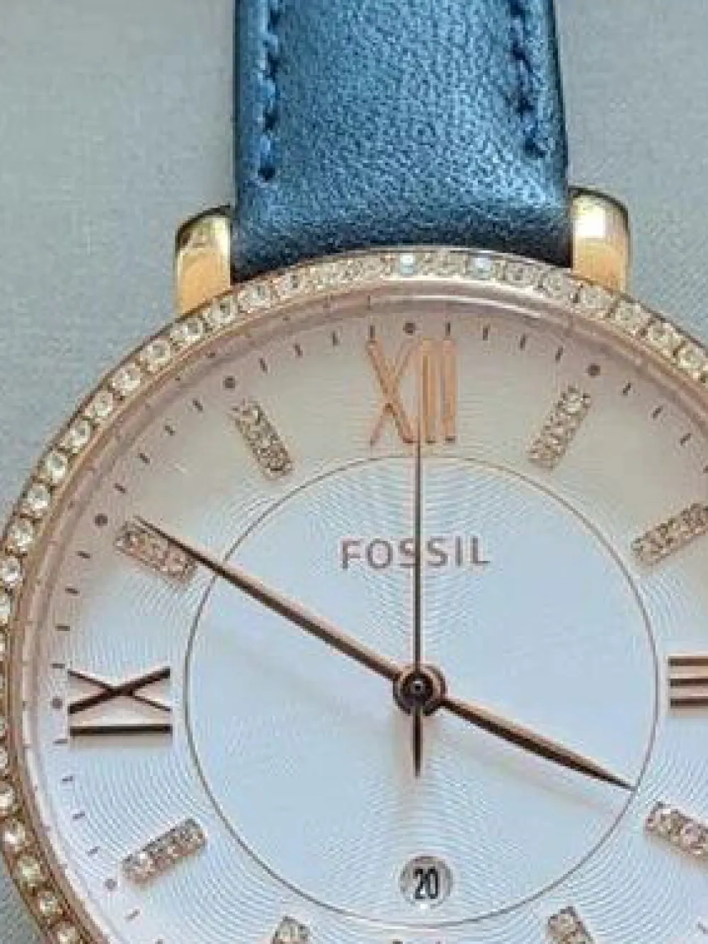 Uhren>Fossil Uhr blau