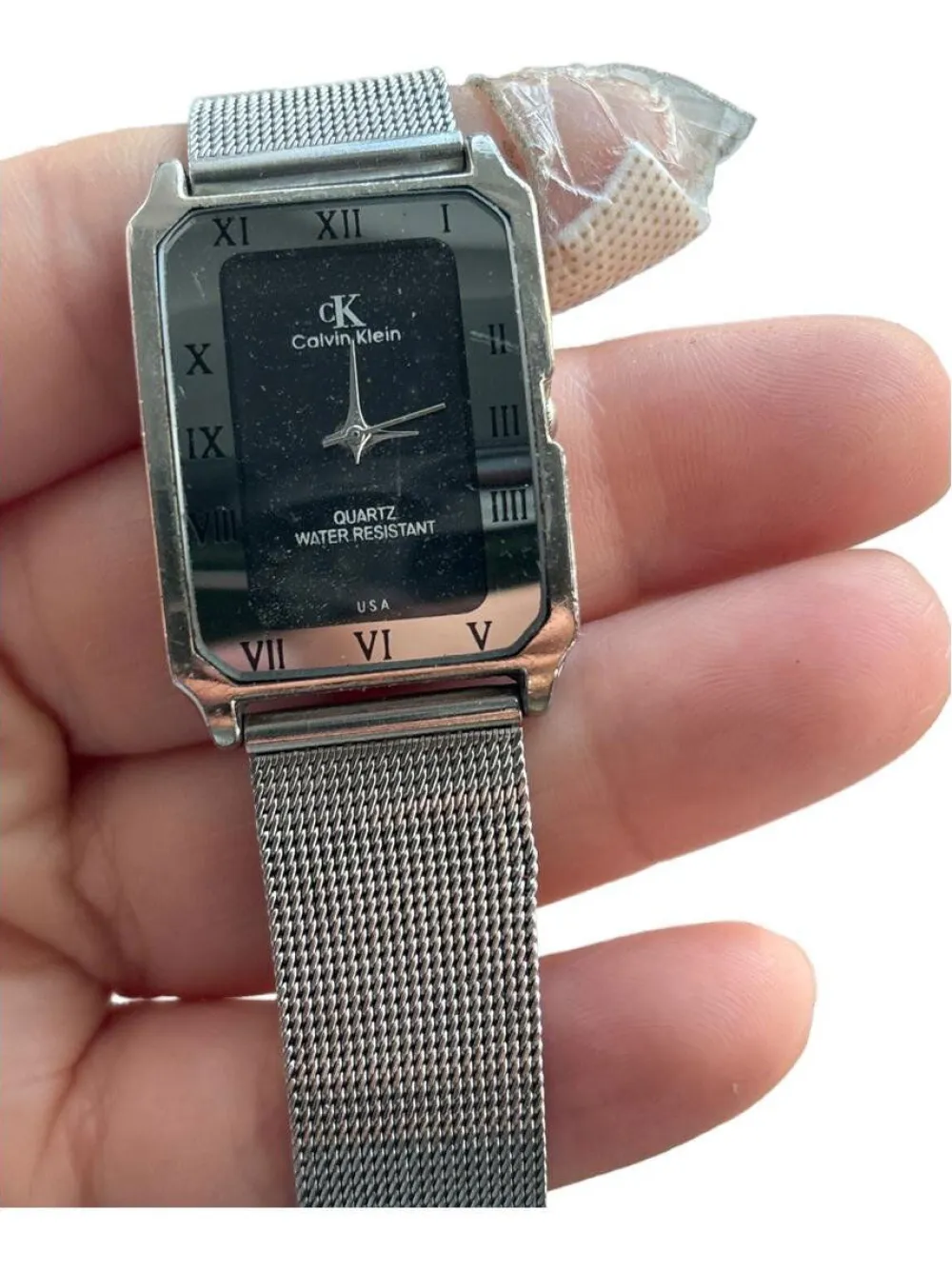 Uhren>Calvin Klein Uhr silberfarben