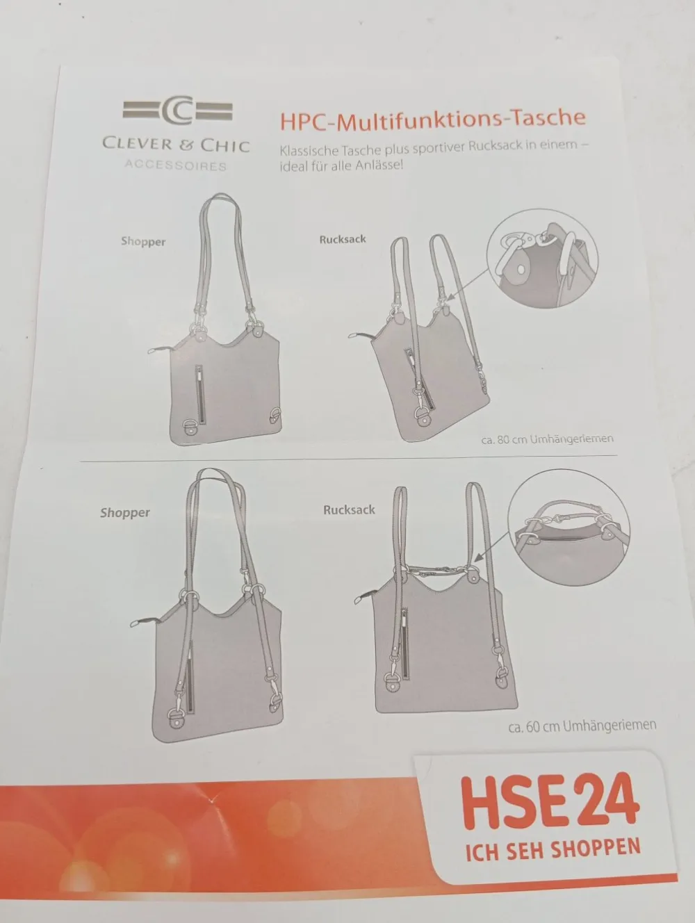 Umhängetasche-Clever & Chic Hot