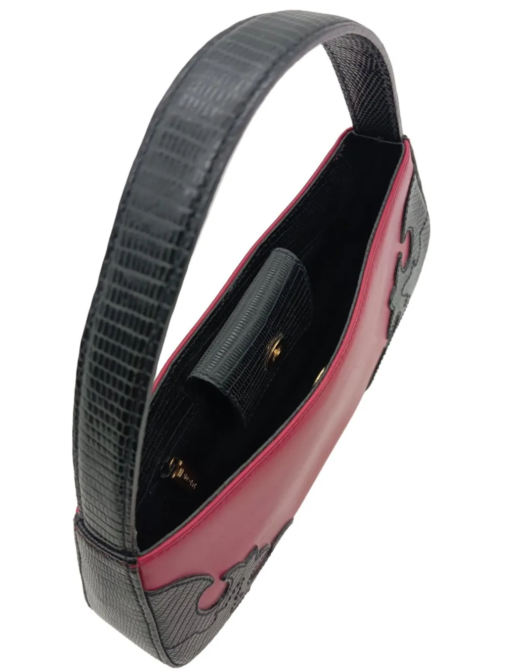 Umhängetaschen>Escada Umhängetasche rotschwarz