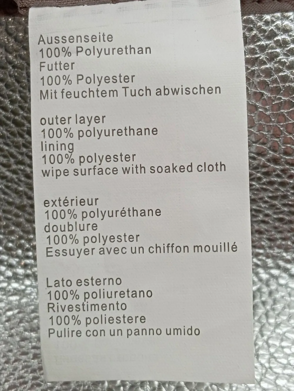 Umhängetaschen>L.credi Umhängetasche silberfarben