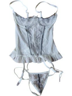 Dessous> Unterteil Größe 36 weiß