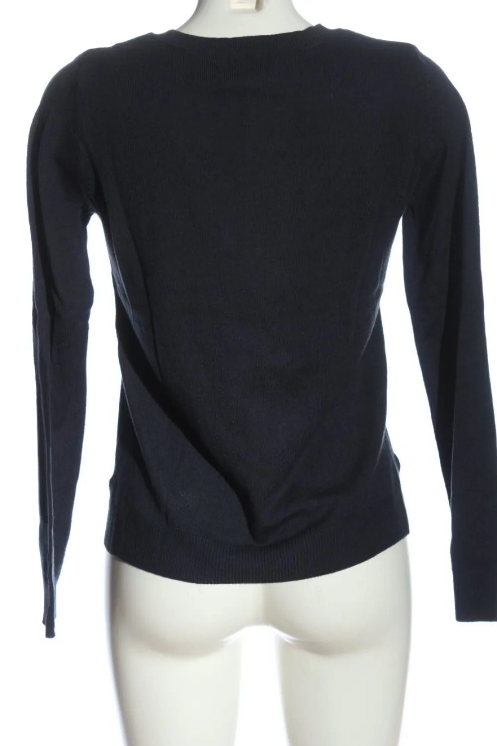 Pullover>C&A Basics V-Ausschnitt-Pullover Größe 34 schwarz