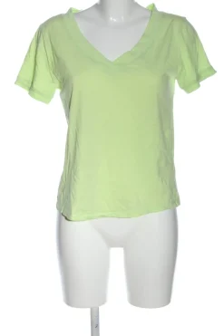 Shirts>edc V-Ausschnitt-Shirt Größe 34 grün