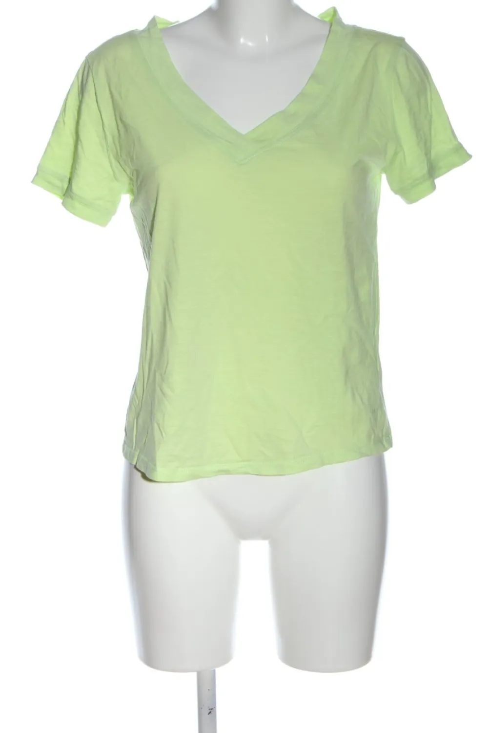 Shirts>edc V-Ausschnitt-Shirt Größe 34 grün