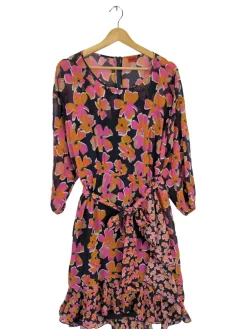 Kleider>Hugo Boss Volantkleid Größe 42