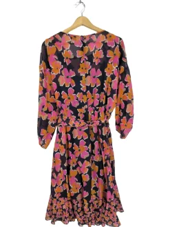 Kleider>Hugo Boss Volantkleid Größe 42