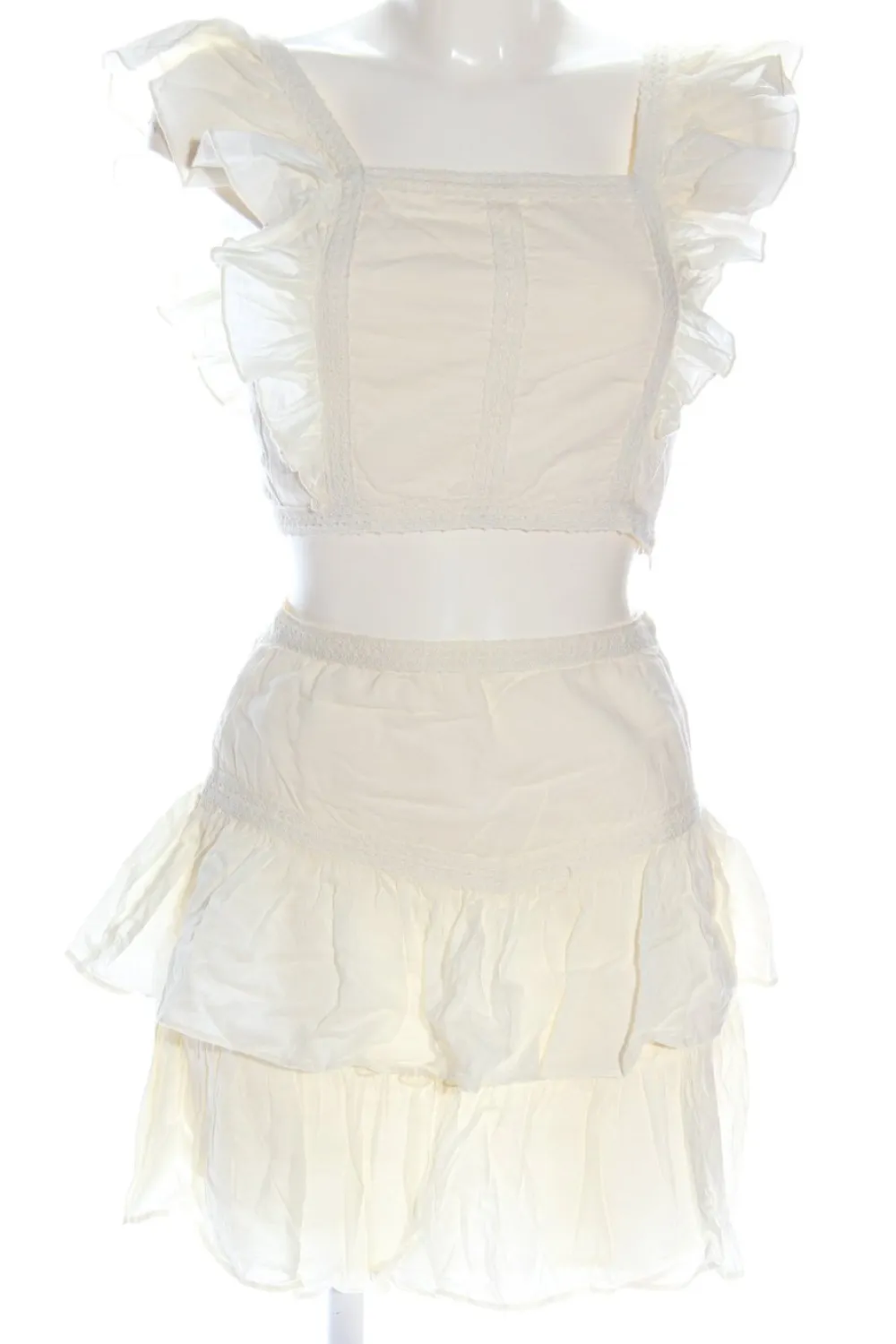 Twin Sets>NA-KD Web Twin Set Größe 36 wollweiß