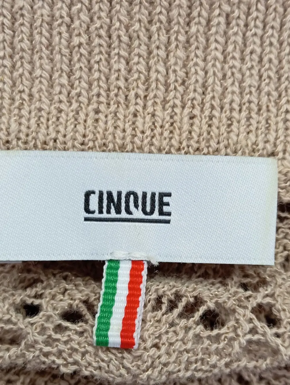 Twin Sets>Cinque Web Twin Set Größe 42 beige