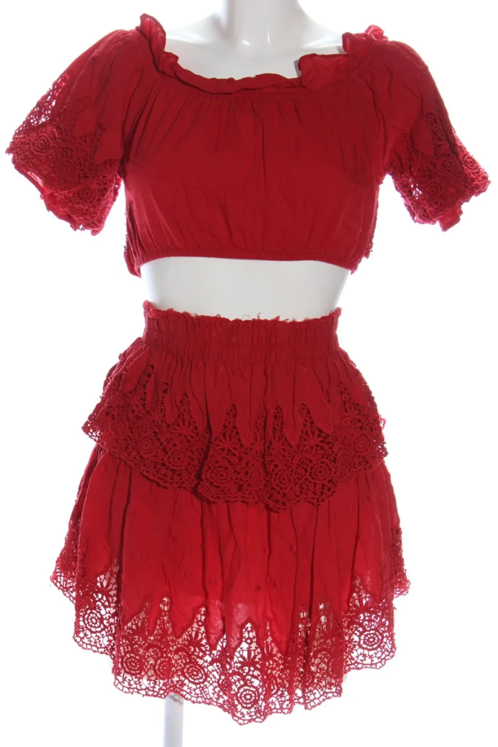 Twin Sets>Linn Ahlborg x Na-kd Web Twin Set Größe 34 rot