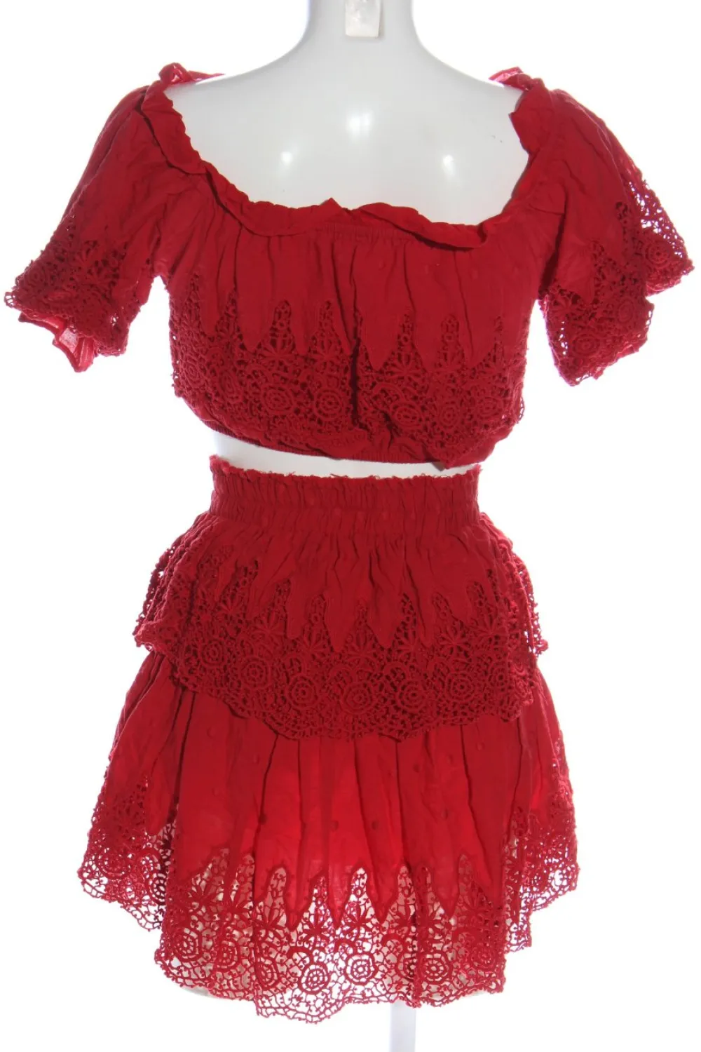 Twin Sets>Linn Ahlborg x Na-kd Web Twin Set Größe 34 rot