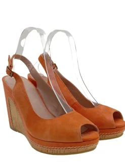 Sandaletten>5th Avenue Wedges Sandaletten Größe 39 hellorange