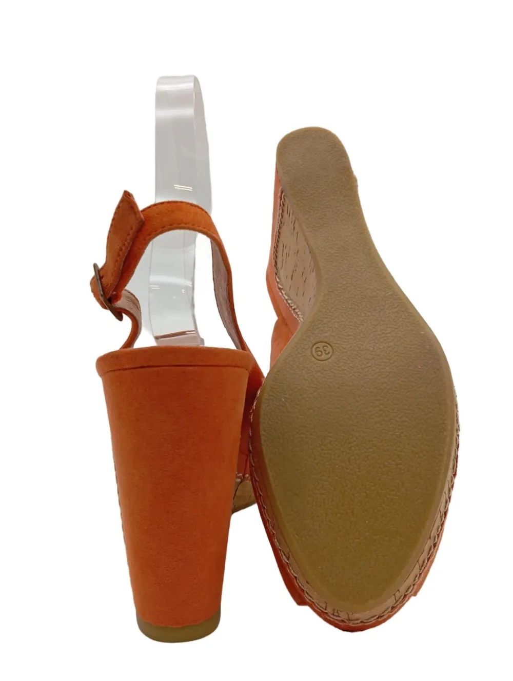 Sandaletten>5th Avenue Wedges Sandaletten Größe 39 hellorange