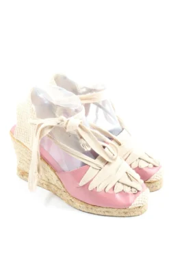 Sandaletten>BEL Clothing Wedges Sandaletten Größe 37 pinkwollweiß