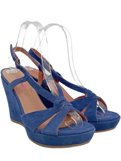 Sandaletten>Mano Wedges Sandaletten Größe 37 blau