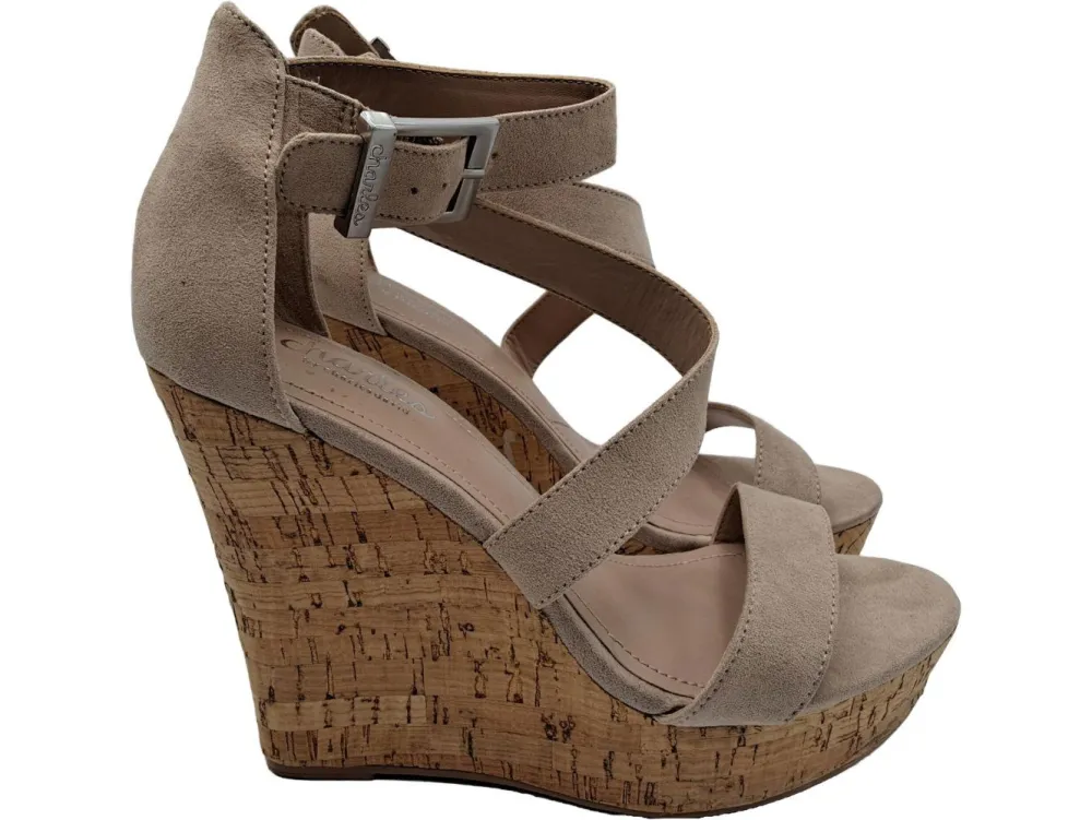 Sandaletten> Wedges Sandaletten Größe 38 beige