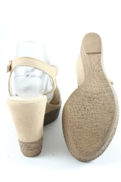 Sandaletten>Taupage Wedges Sandaletten Größe 39 wollweiß