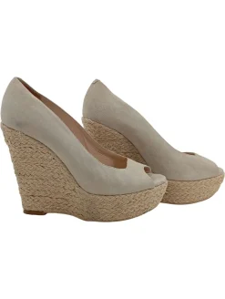 Sandaletten>Hugo Boss Wedges Sandaletten Größe 37,5 beige