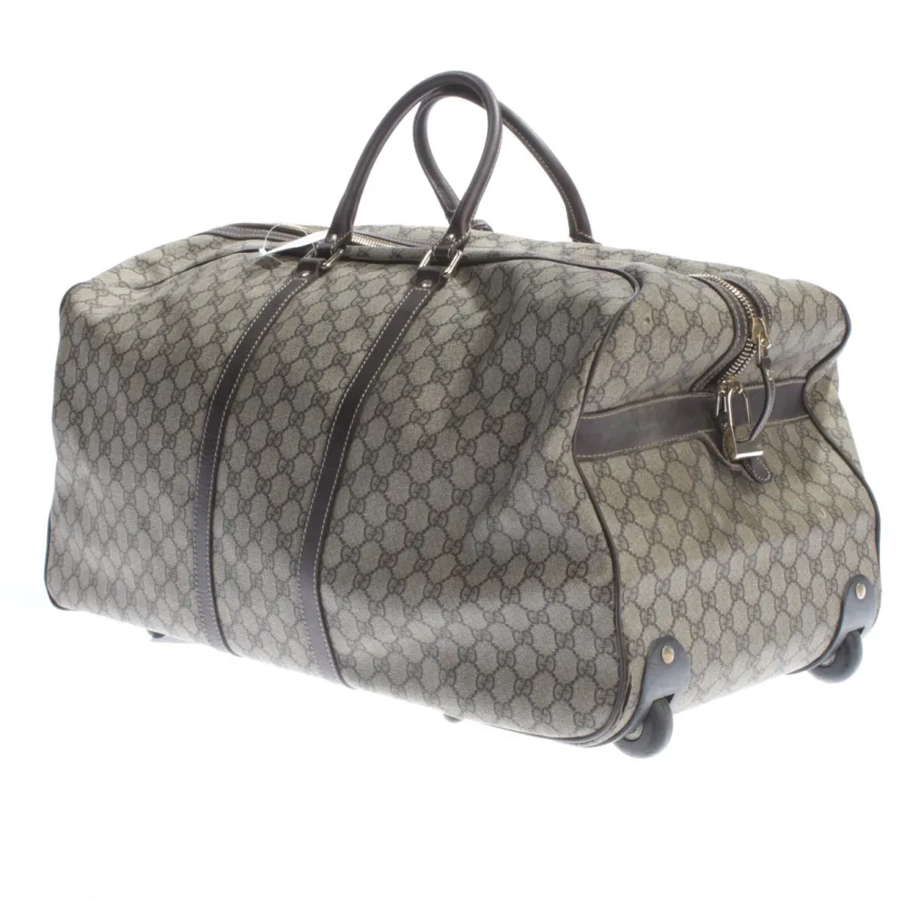 Reisegepäck>Gucci Weekender braun