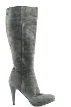 Stiefel>MA&LO Weitschaftstiefel Größe 39 graublau