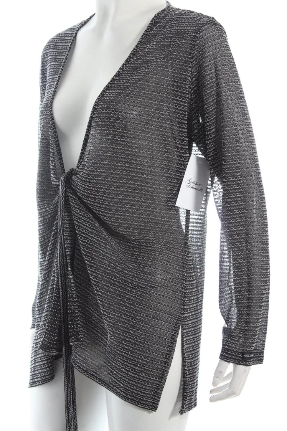 Westen>Nicowa Weste Größe 36 schwarzweiß