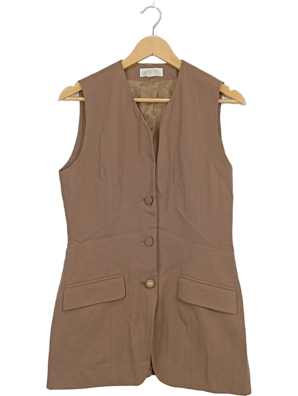 Westen>Cartoon Weste Größe 38 beige