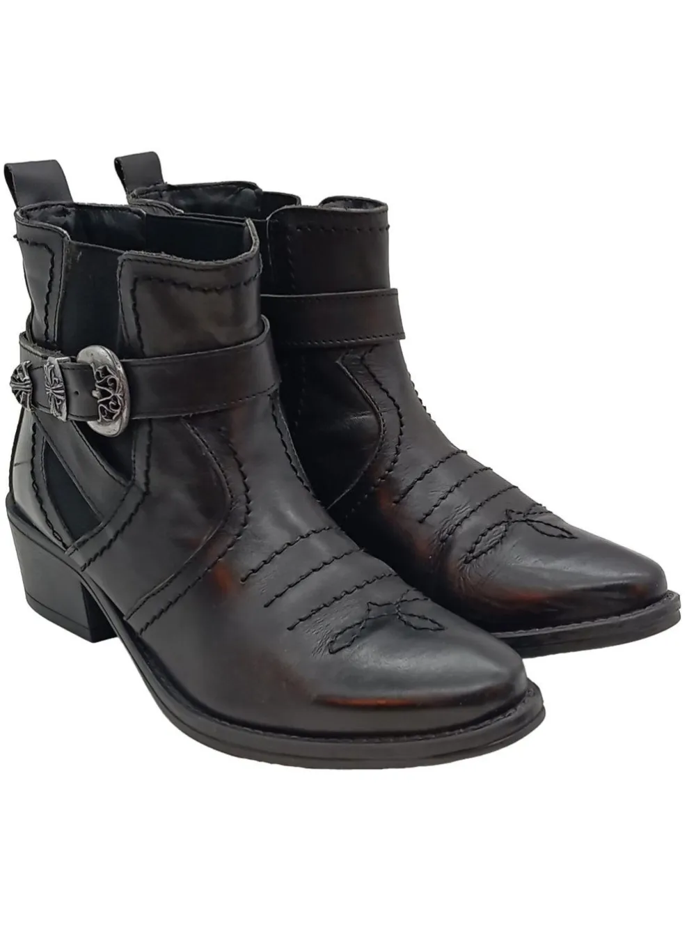 Western-Stiefeletten Größe 38-Leone New